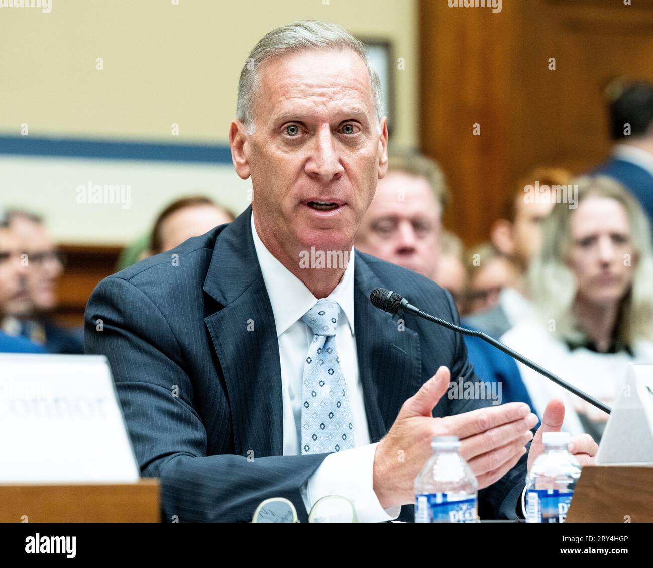 Washington, United States. 28th Sep, 2023. Bruce Dubinsky, Founder, Dubinsky Consulting, speaking at a House Committee Oversight and Accountability Committee hearing titled 'The Basis for an Impeachment Inquiry of President Joseph R. Biden Jr.' at the U.S. Capitol. (Photo by Michael Brochstein/Sipa USA) Credit: Sipa USA/Alamy Live News Stock Photo