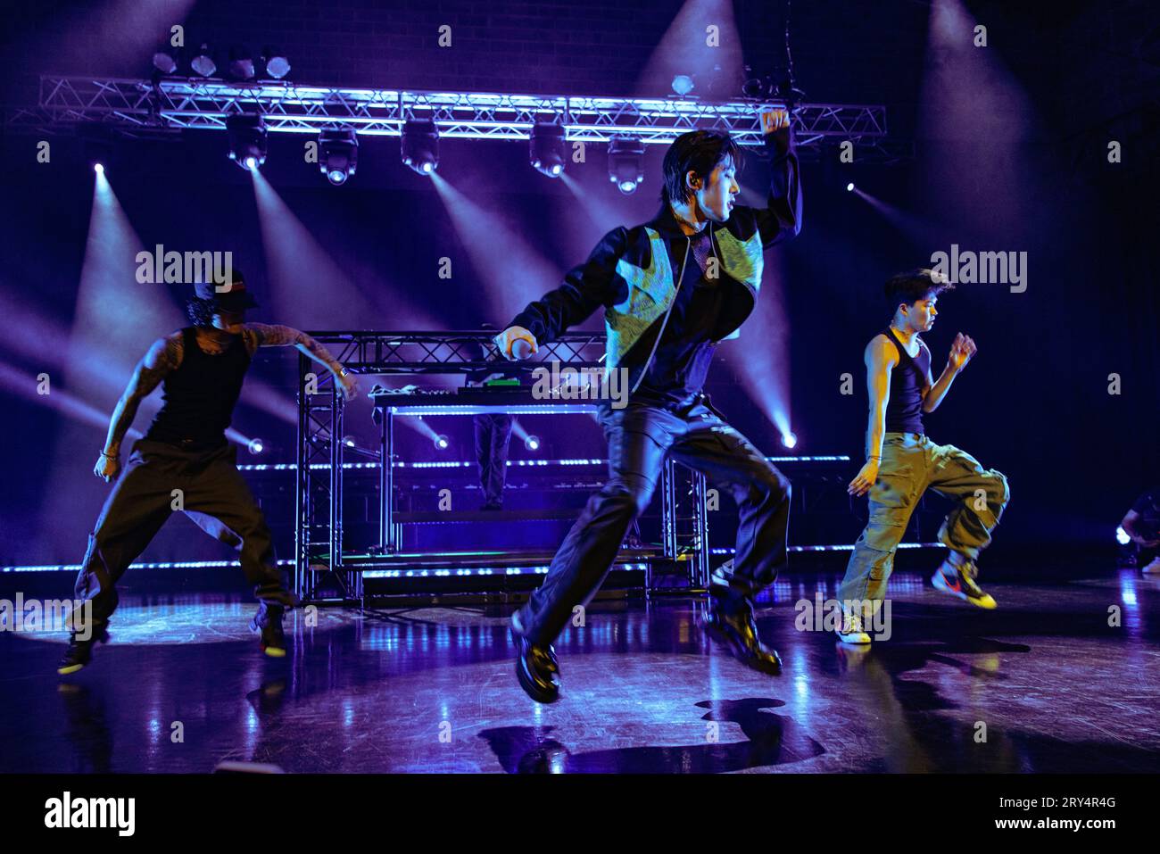 Milan, Italy, 28th September 2023. South Korean rapper and singer B.I performs live at Alcatraz, Milan. Credits: Maria Laura Arturi/Alamy Live News Stock Photo