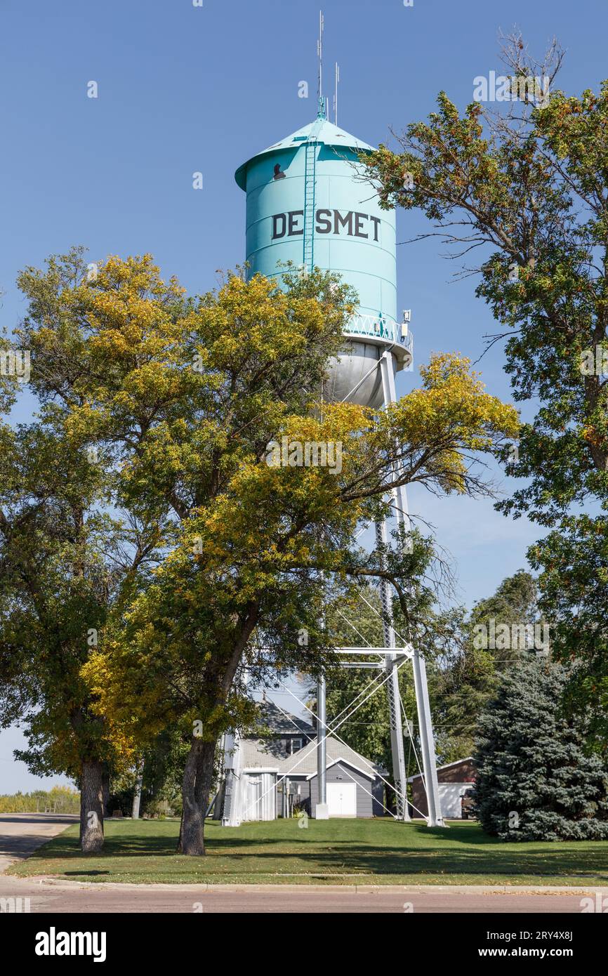 Water Tower, De Smet, South Dakota Stock Photo Alamy