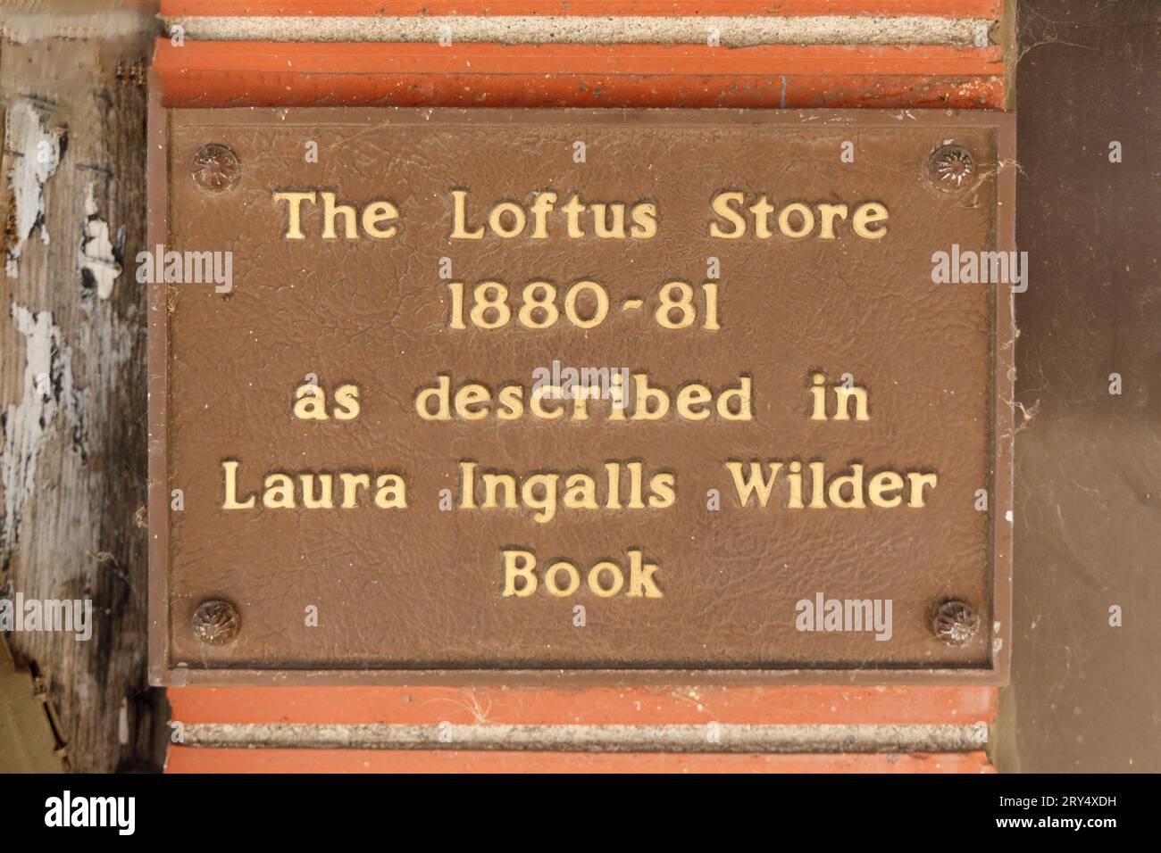 The Loftus Store Sign, De Smet, South Dakota Stock Photo Alamy