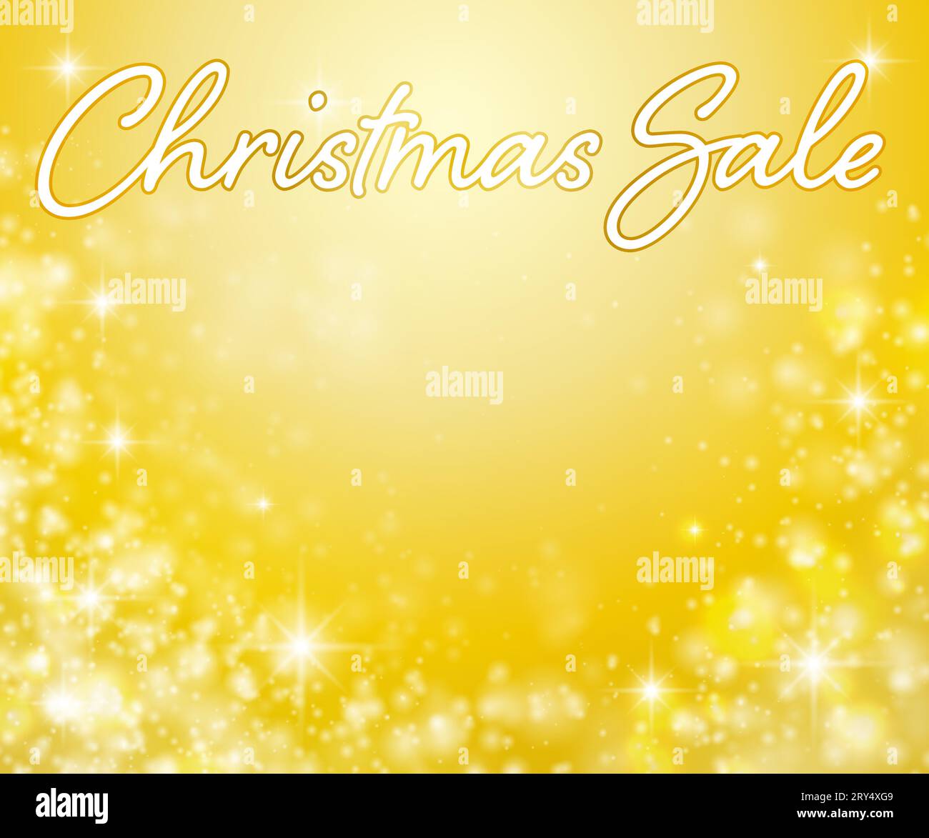 Christmas banner with glittering golden background, Vector Illustration ...