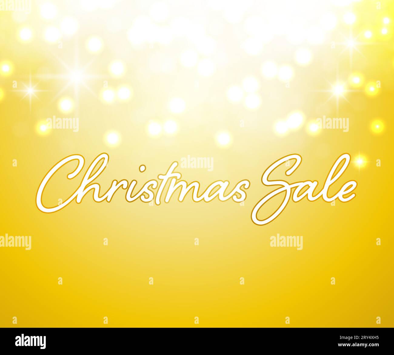 Christmas banner with glittering golden background, Vector Illustration ...