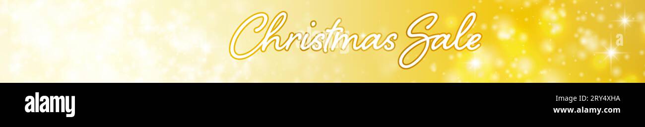 Christmas banner with glittering golden background, Vector Illustration ...