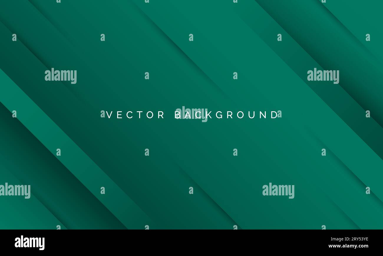 abstract green dynamic stripes line modern background Stock Vector