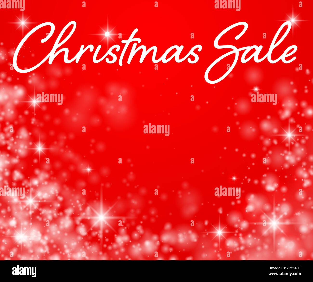 Christmas banner with glittering red background, Vector Illustration ...