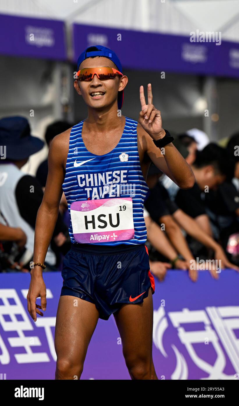 Hangzhou, China's Zhejiang Province. 29th Sep, 2023. Hsu Chia-Wei of ...
