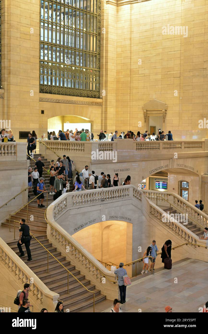 Main Concourse in NYC Grand Central Terminal, Manhattan, New York City ...