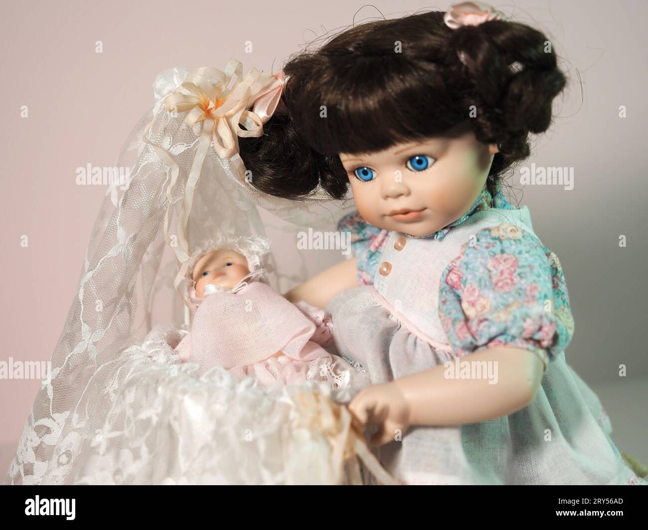 Black porcelain store baby dolls