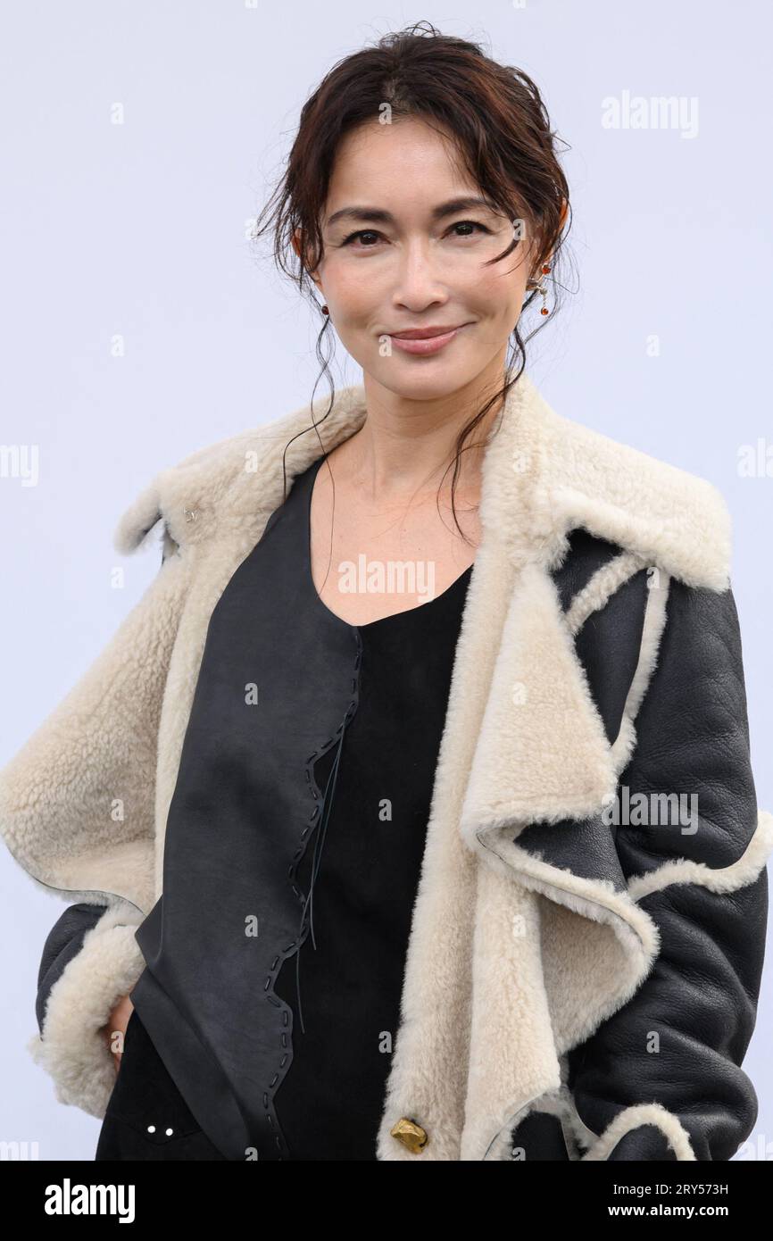 Kyoko Hasegawa attends the Chloe Womenswear Spring/Summer 2024 show as part of Paris Fashion Week on September 28, 2023 in Paris, France. Photo by Laurent Zabulon/ABACAPRESS.COM Stock Photo