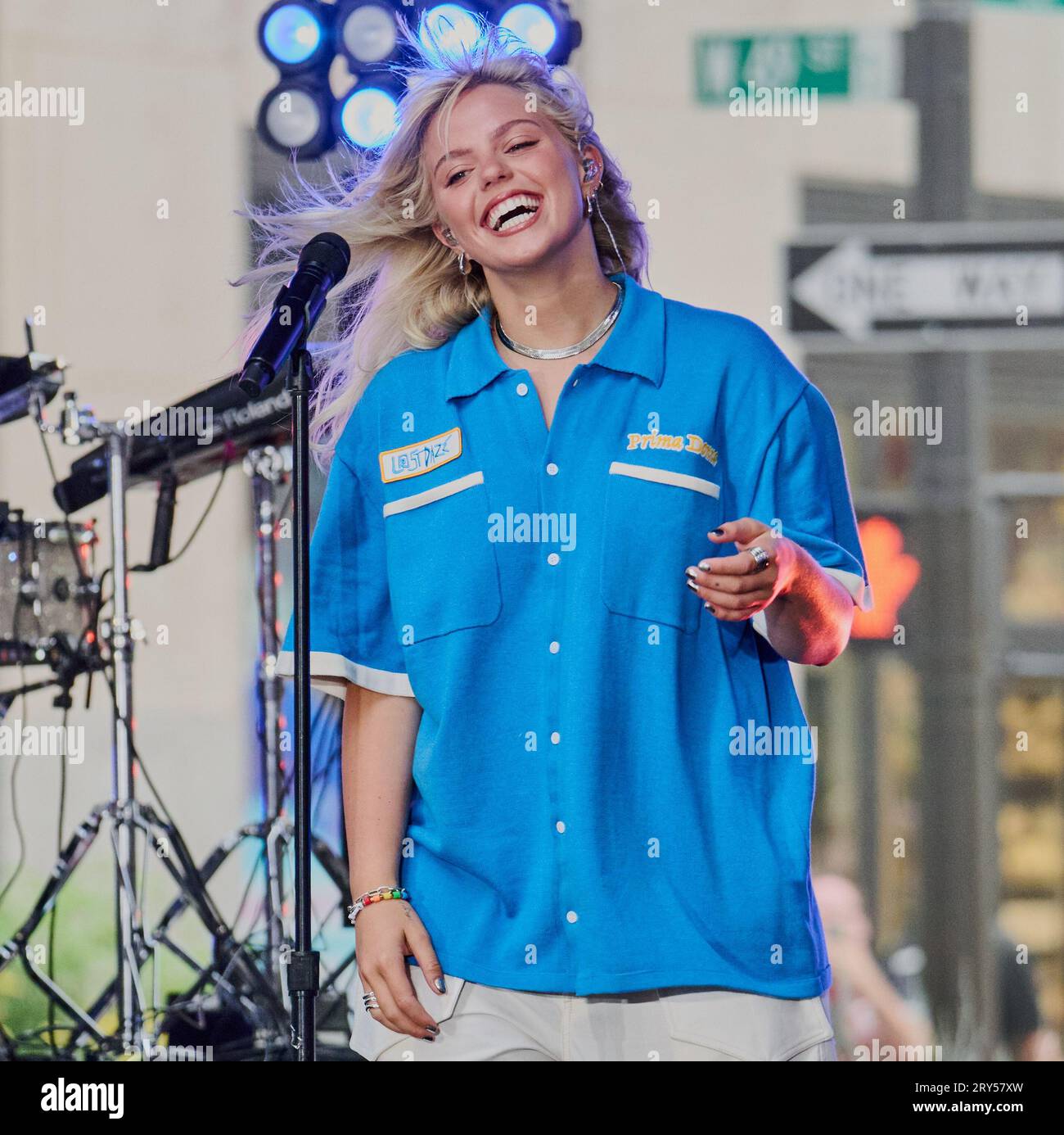 NEW YORK, NY, USA JULY 28, 2023 Reneé Rapp Performs on NBC's "Today