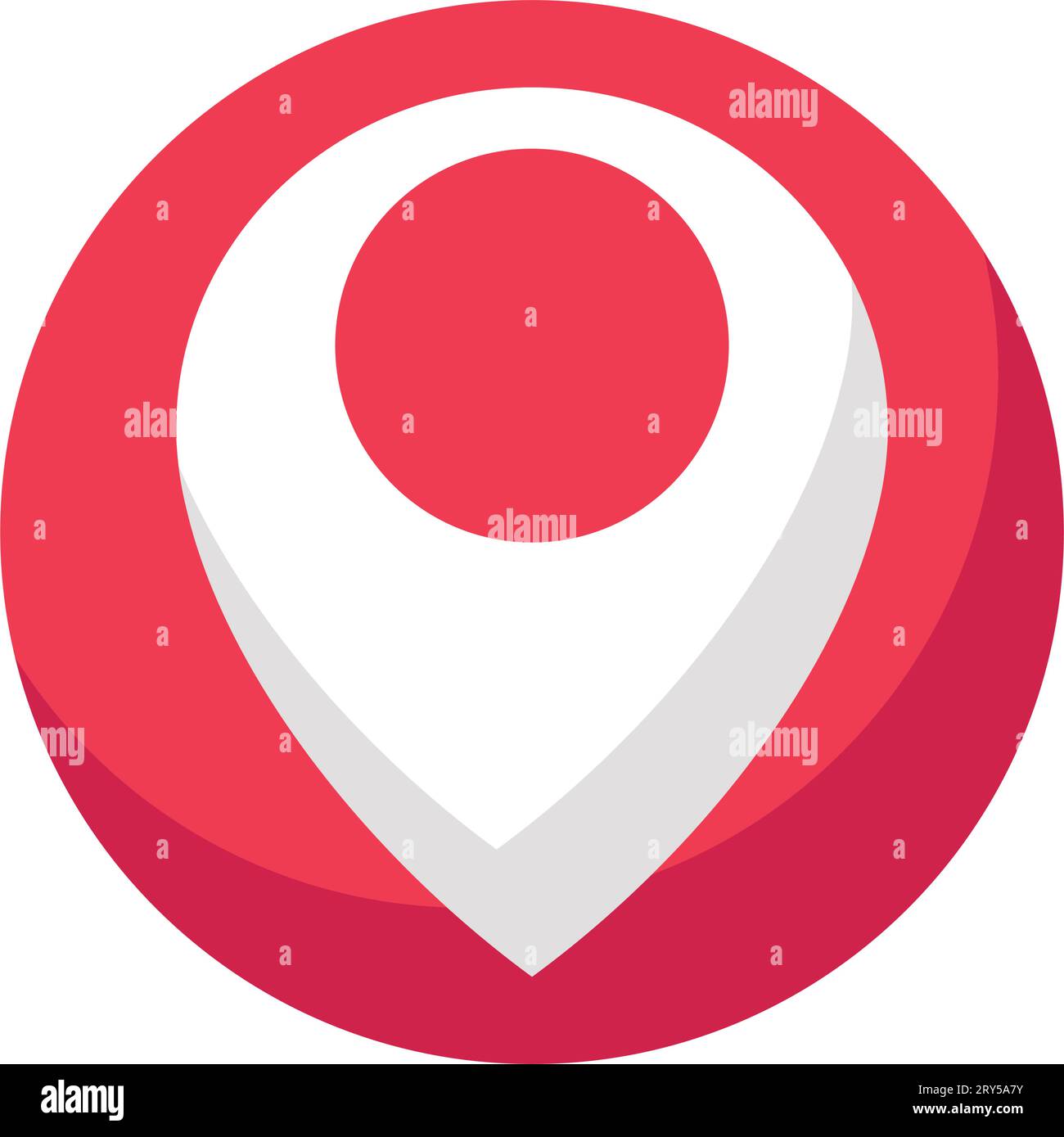 pin icon location navigator Stock Vector Image & Art - Alamy