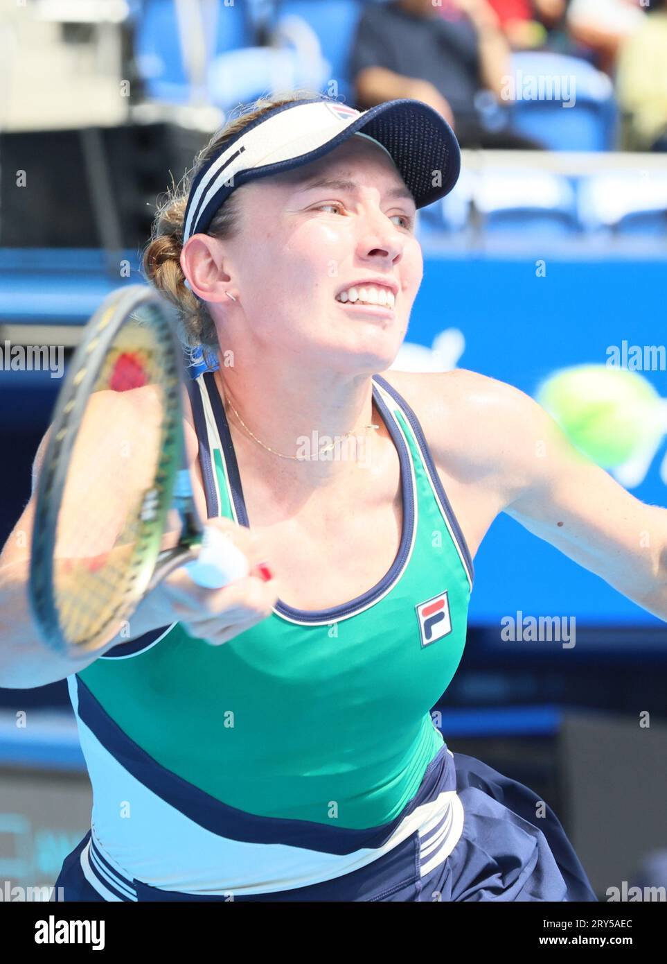 Tokyo, Japan. 29th Sep, 2023. Ekaterina Alexandrova of Russia returns