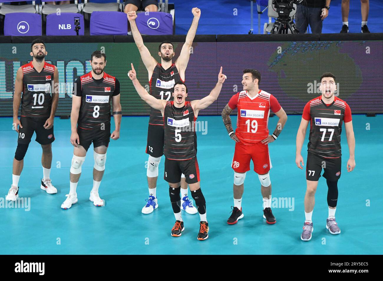 Turkey national team. Volleyball World Championship 2022 Stock Photo
