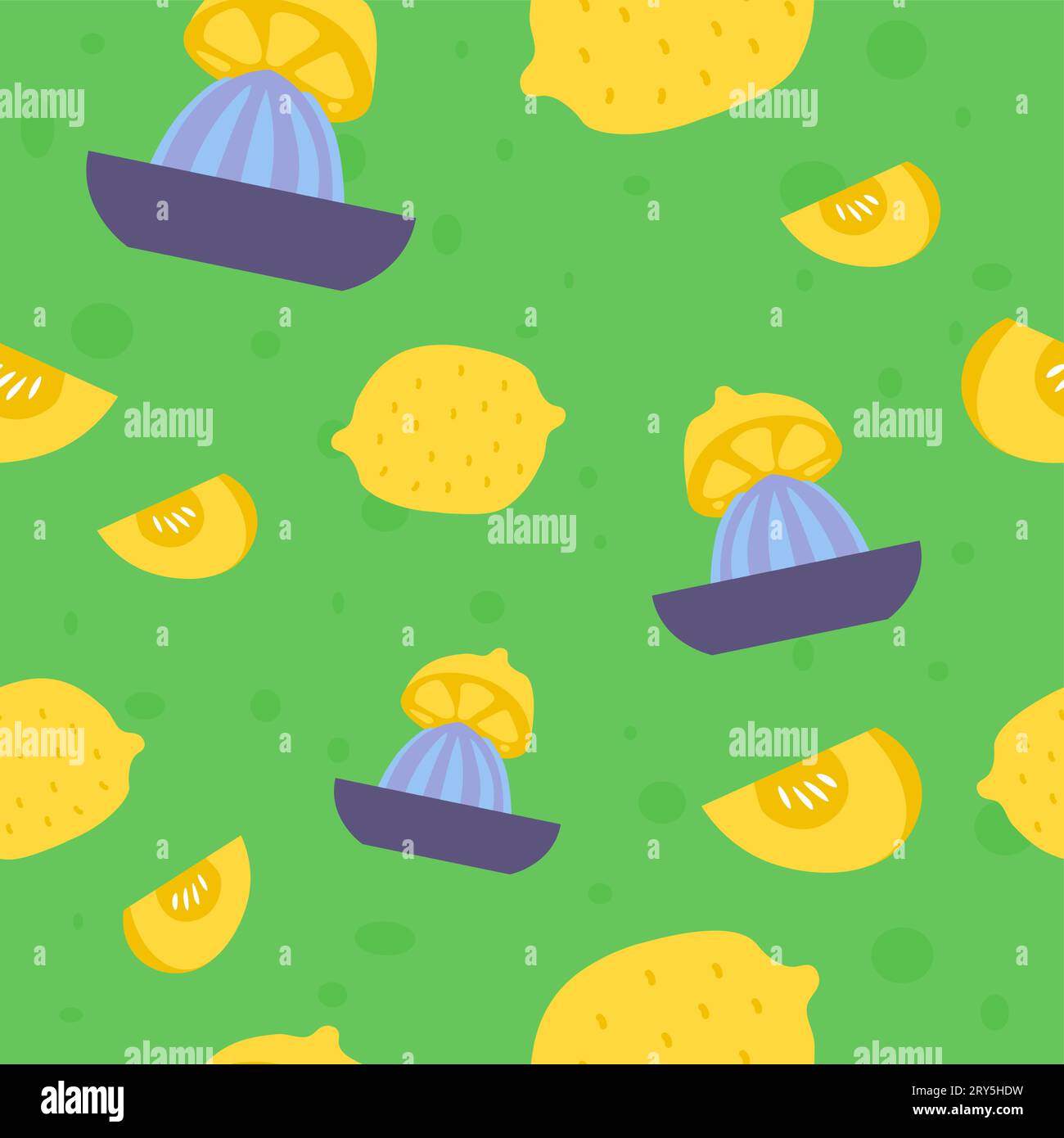 Melon slices and lemons, squeezing juice from organic and ripe fruit