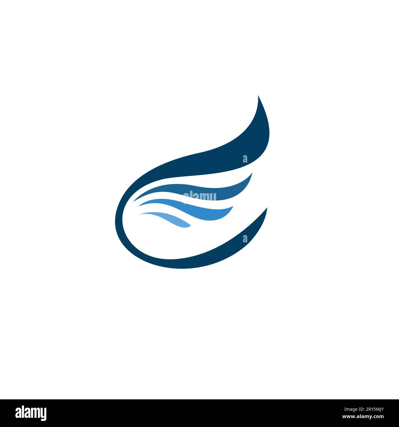 wings element logo vector. wing icon Stock Vector
