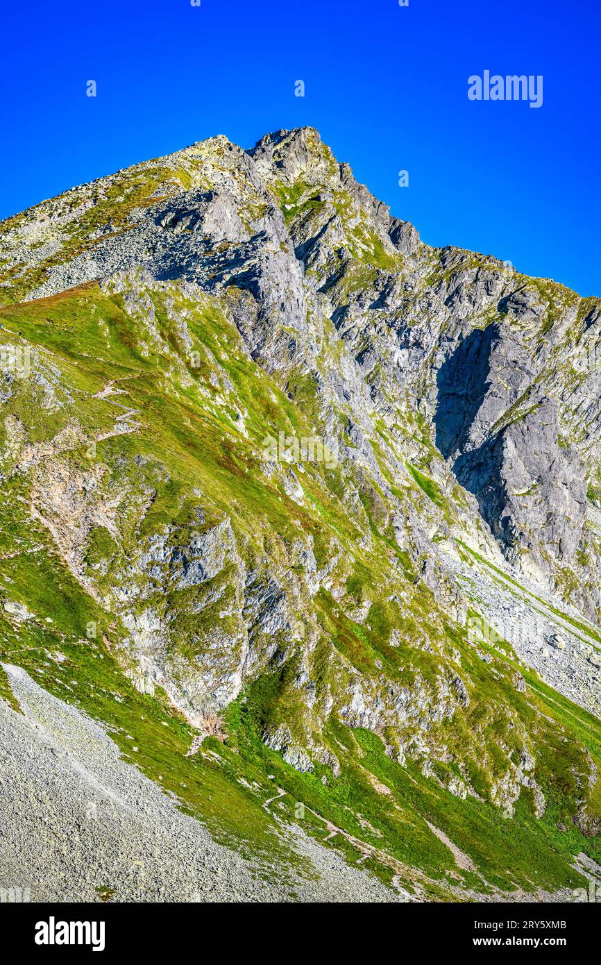 The Koprovsky Stit in the High Tatras, Carpathian Mountains. Stock Photo