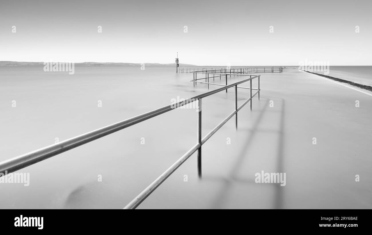 High Tide at West Kirby Stock Photo Alamy