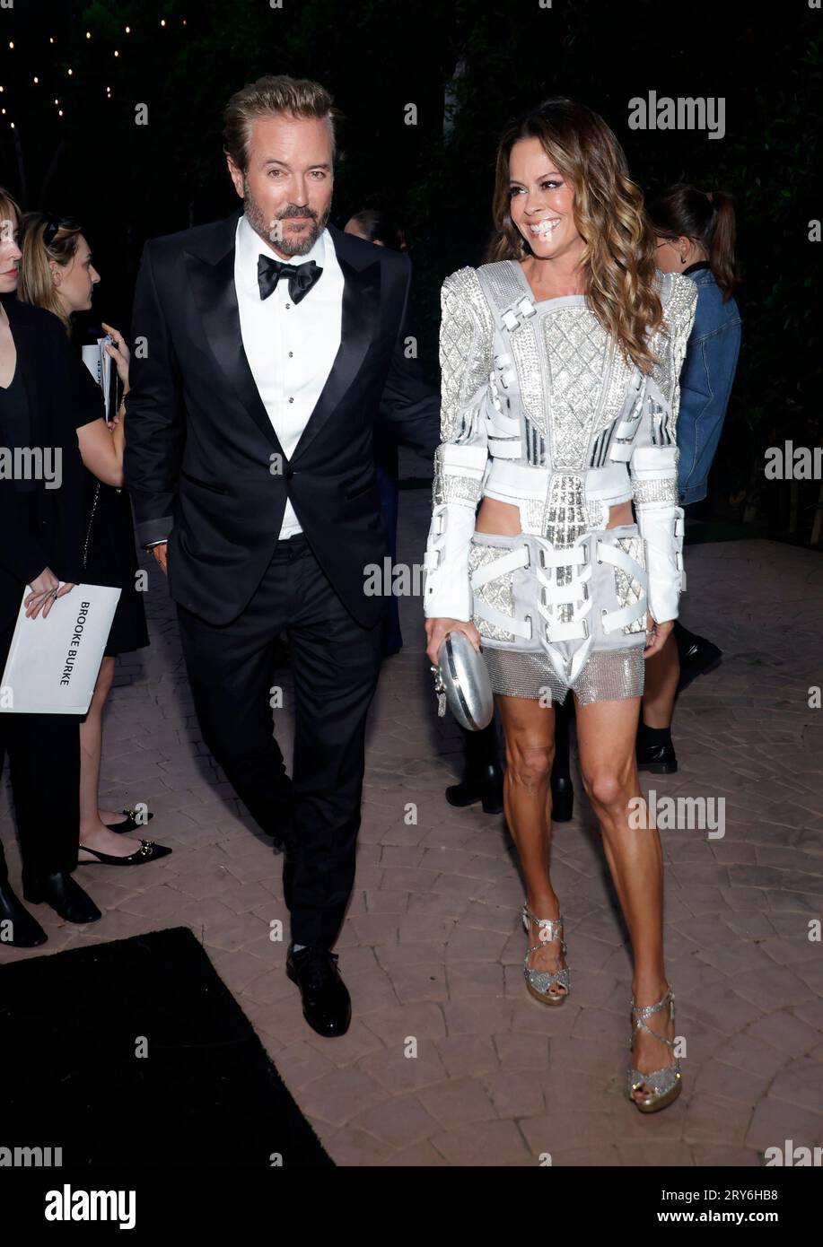 Los Angeles, Ca. 28th Sep, 2023. Scott Rigsby, Brooke Burke at the ...