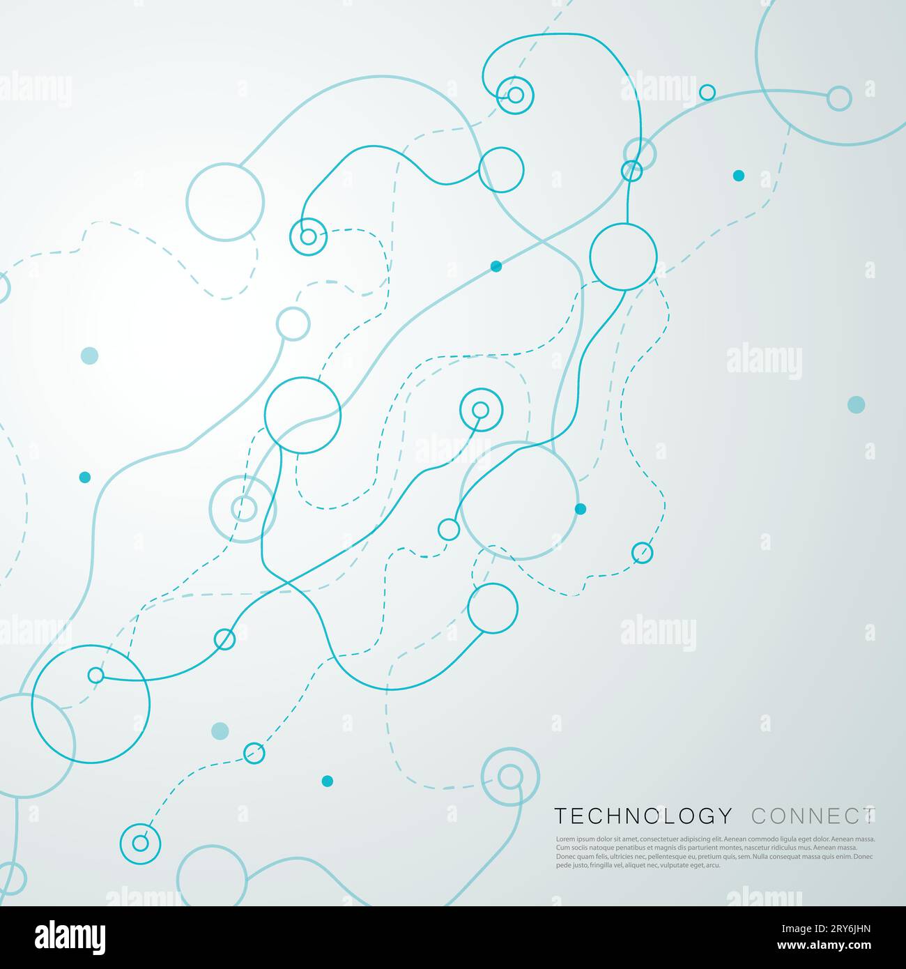Abstract grid and molecular science pattern. Vector connection atom ...