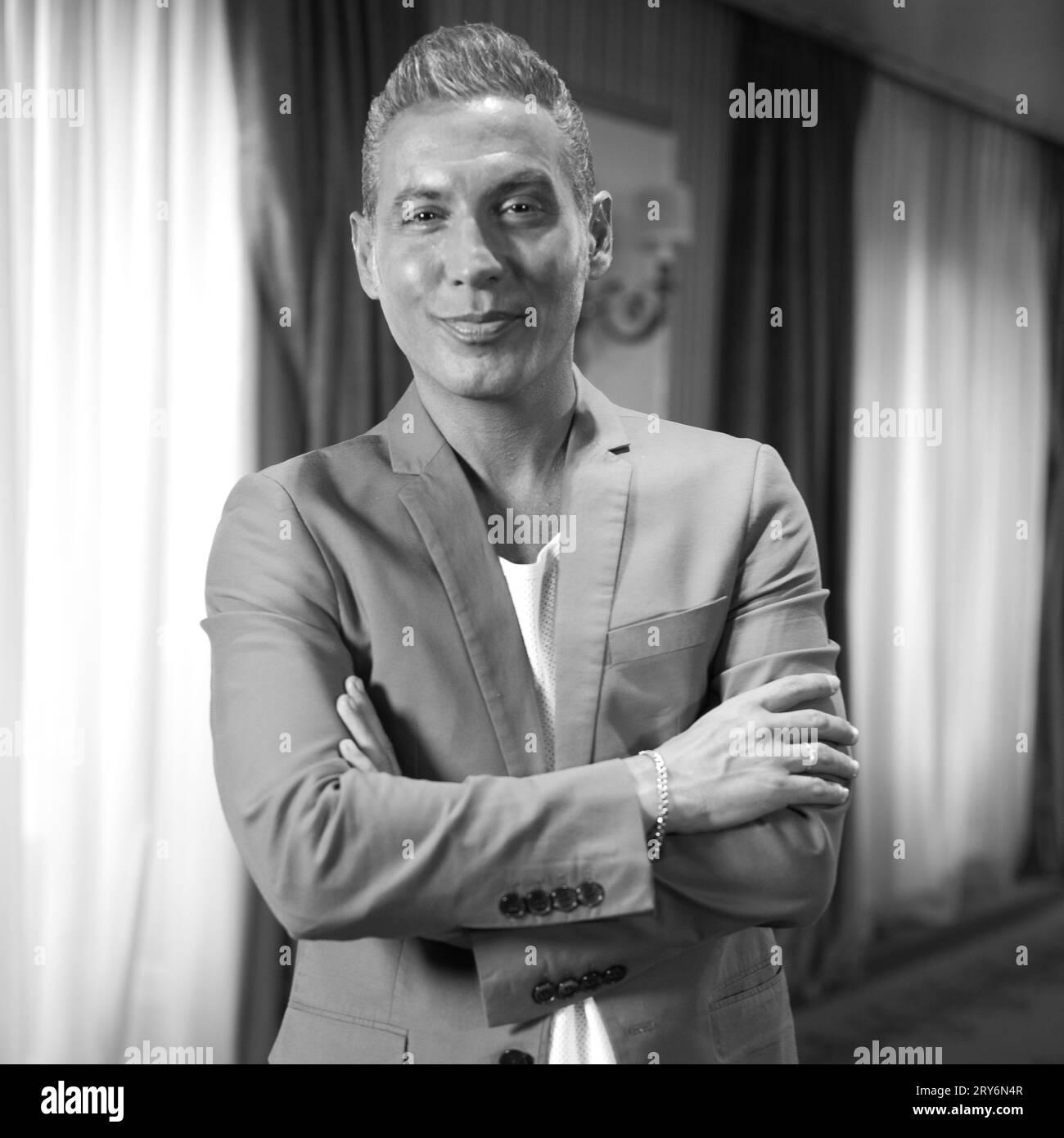 The singer Antonio Manuel Alvarez Velez, known artistically as Pitingo