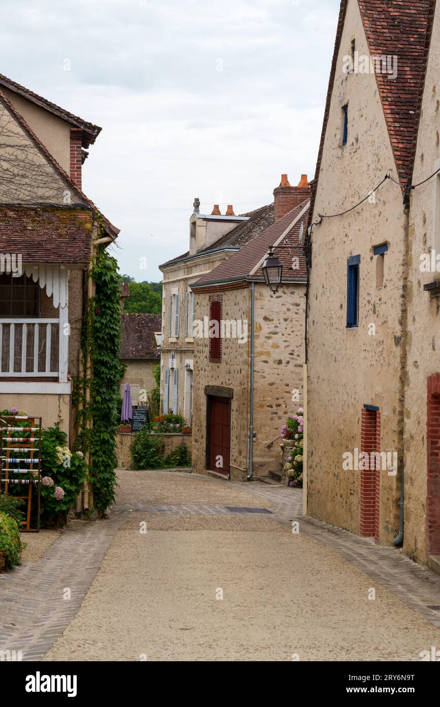 Gargilesse-Dampierre, considered to be one of the most beautiful villages in France Stock Photo