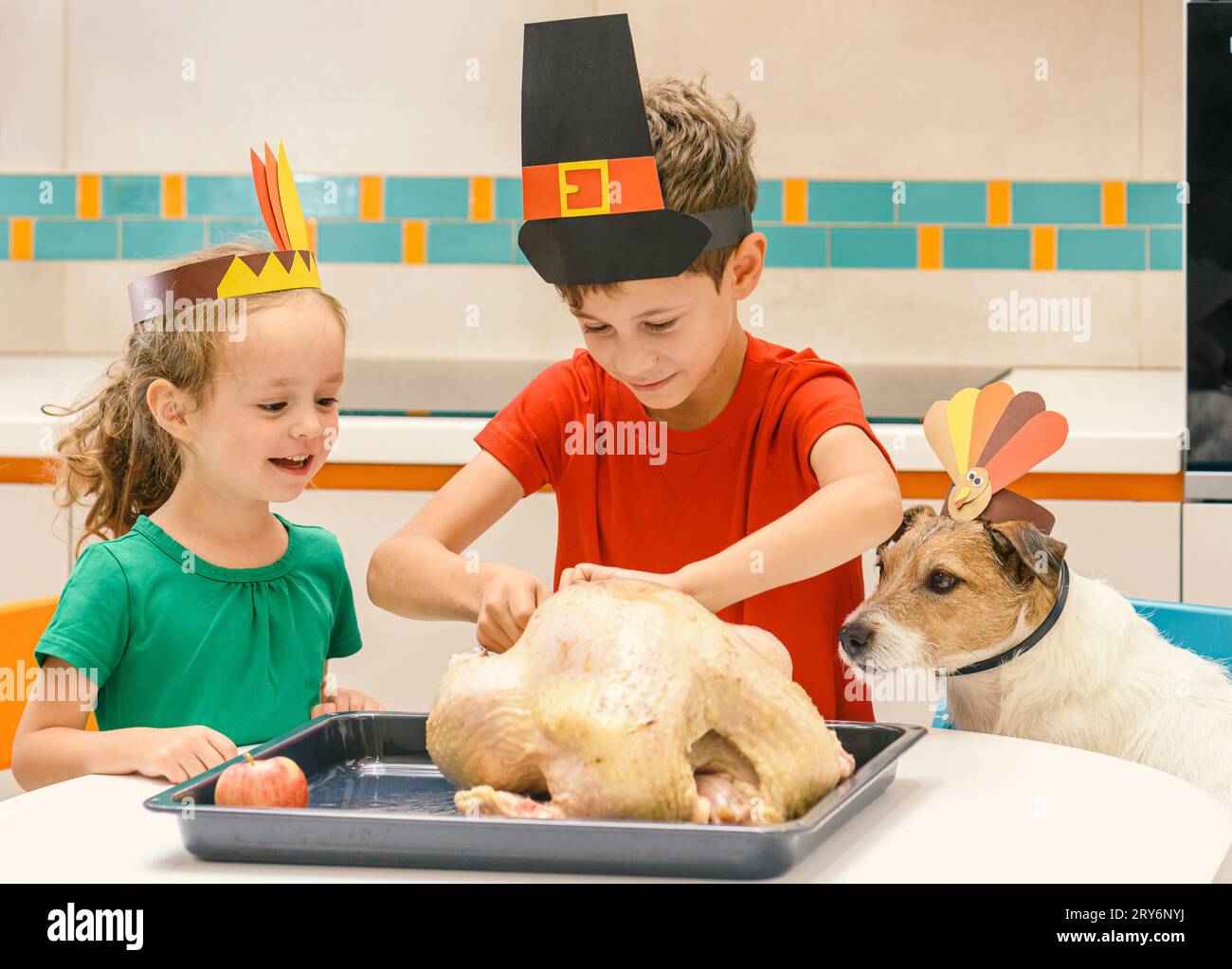 Happy indian girl turkey hi-res stock photography and images - Alamy