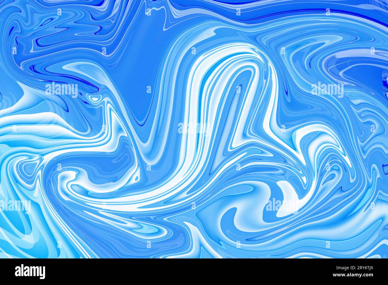 dynamic beauty of swirling hues in abstract creative of blue marble ...