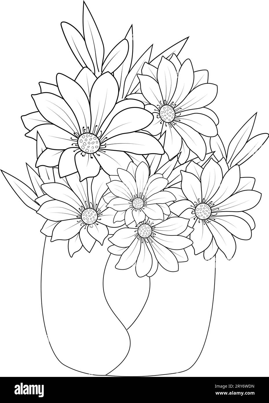 Daisy flower bouquet tattoo, small daisy tattoo, elegant minimalist