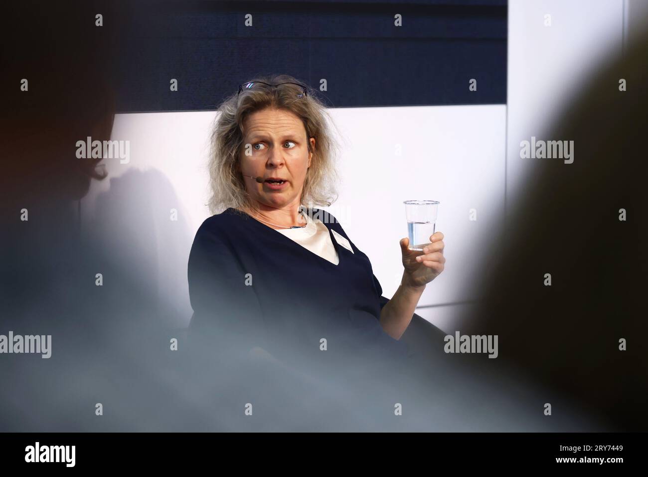 Anna-lena Laurén, journalist, DN, Dagens Nyheter, during Bokmässan, book  fair, at Svenska mässan, Gothenburg, Sweden, during Friday Stock Photo -  Alamy