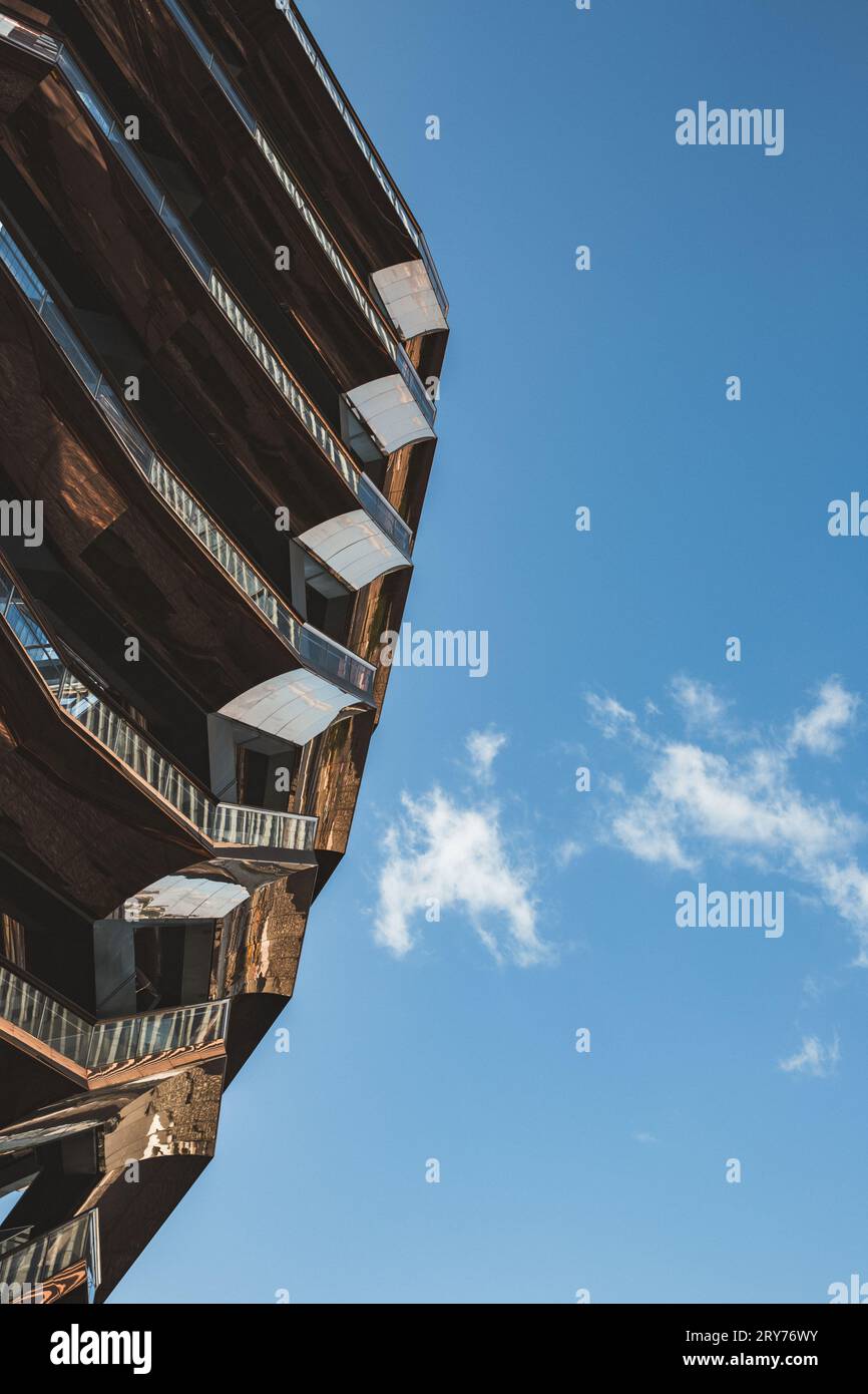 HUDSON YARDS, MANHATTAN, NEW YORK, USA SEPTEMBER 19, 2023. Abstract