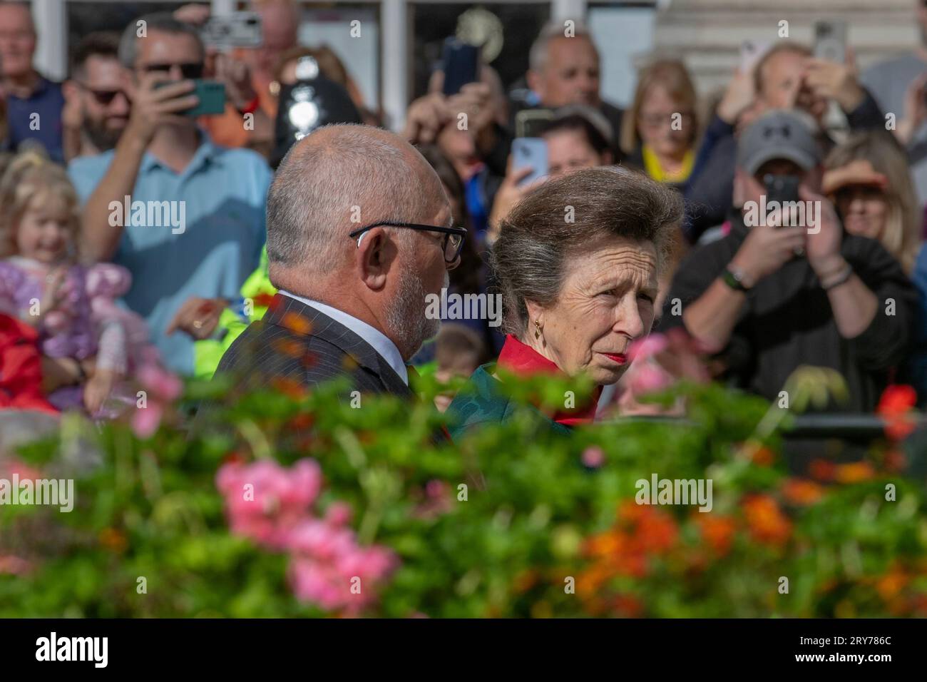 Southport, Merseyside UK 29 Sept 2023 H..R.H. The PRINCESS ROYAL at the