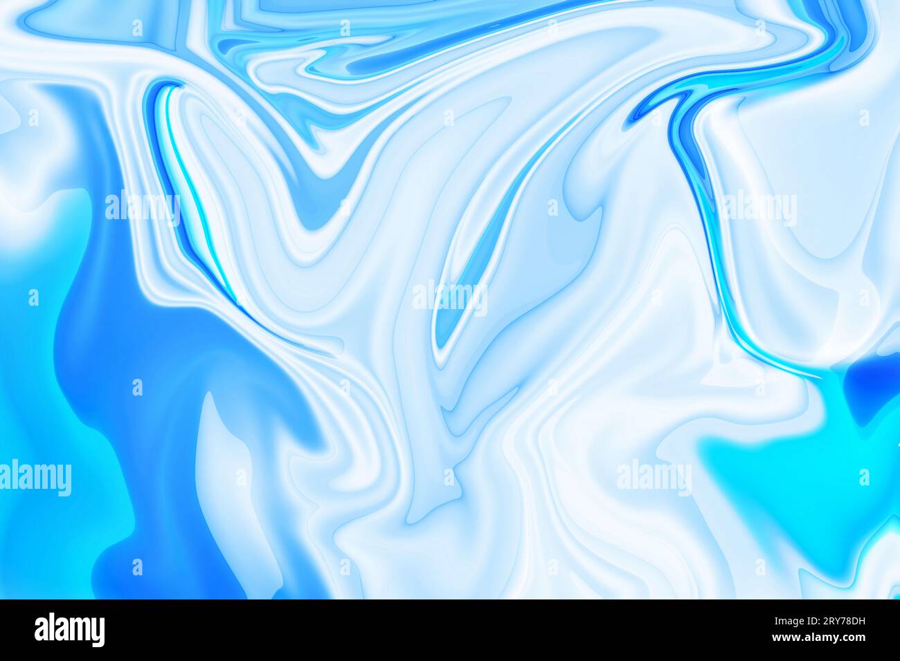 capturing essence through the fluid art blue and white liquid paint ...
