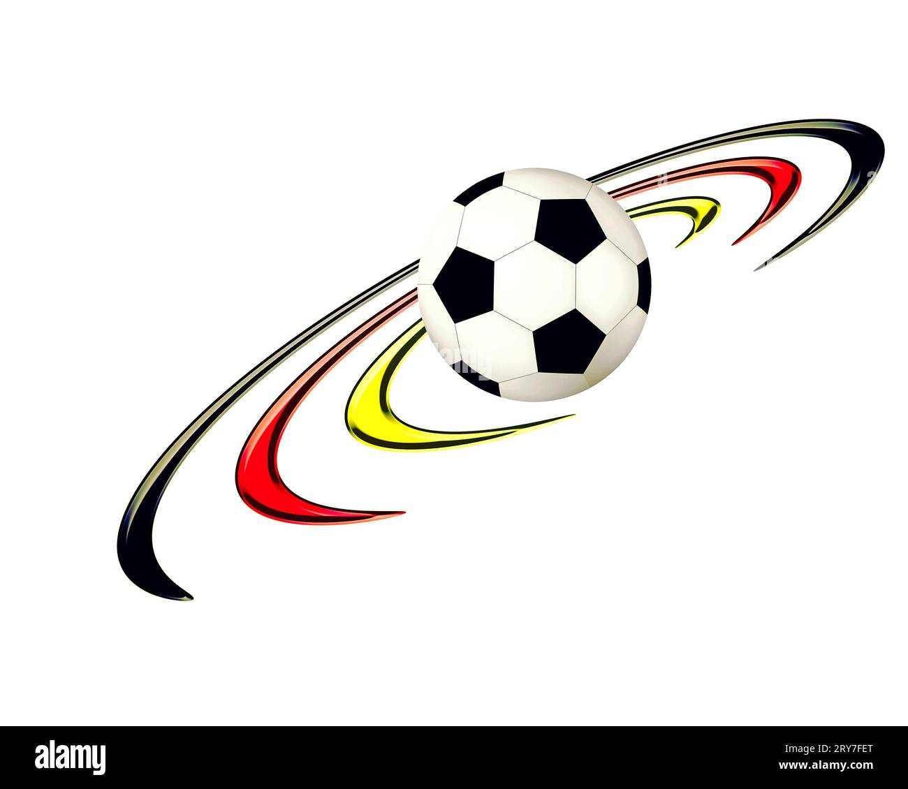 Football Logo Stock Photo