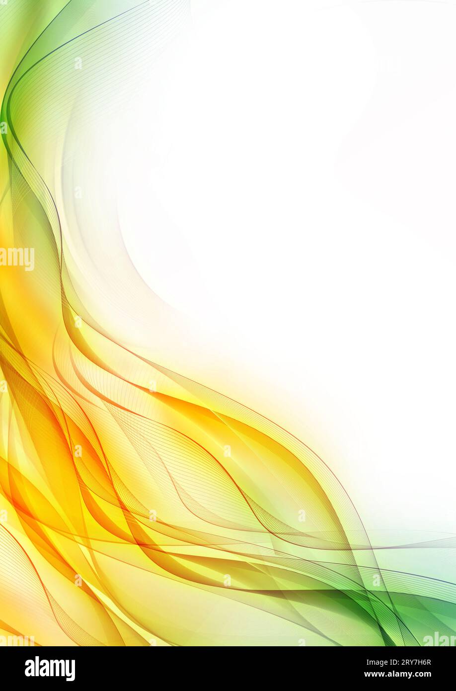 Abstract green yellow frame on hi-res stock photography and images - Alamy
