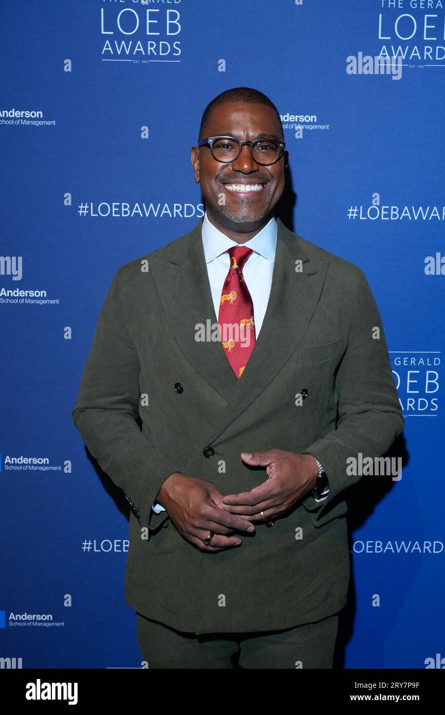 New York, United States. 28th Sep, 2023. New York, New York. Thursday September 28, 2023. Romaine Bostick during 2023 Gerald Loeb Awards hosted by UCLA Anderson School of Business, held at Capitale in New York City, Thursday, September 28, 2023. Photo Credit: Jennifer Graylock/Alamy Live News Stock Photo