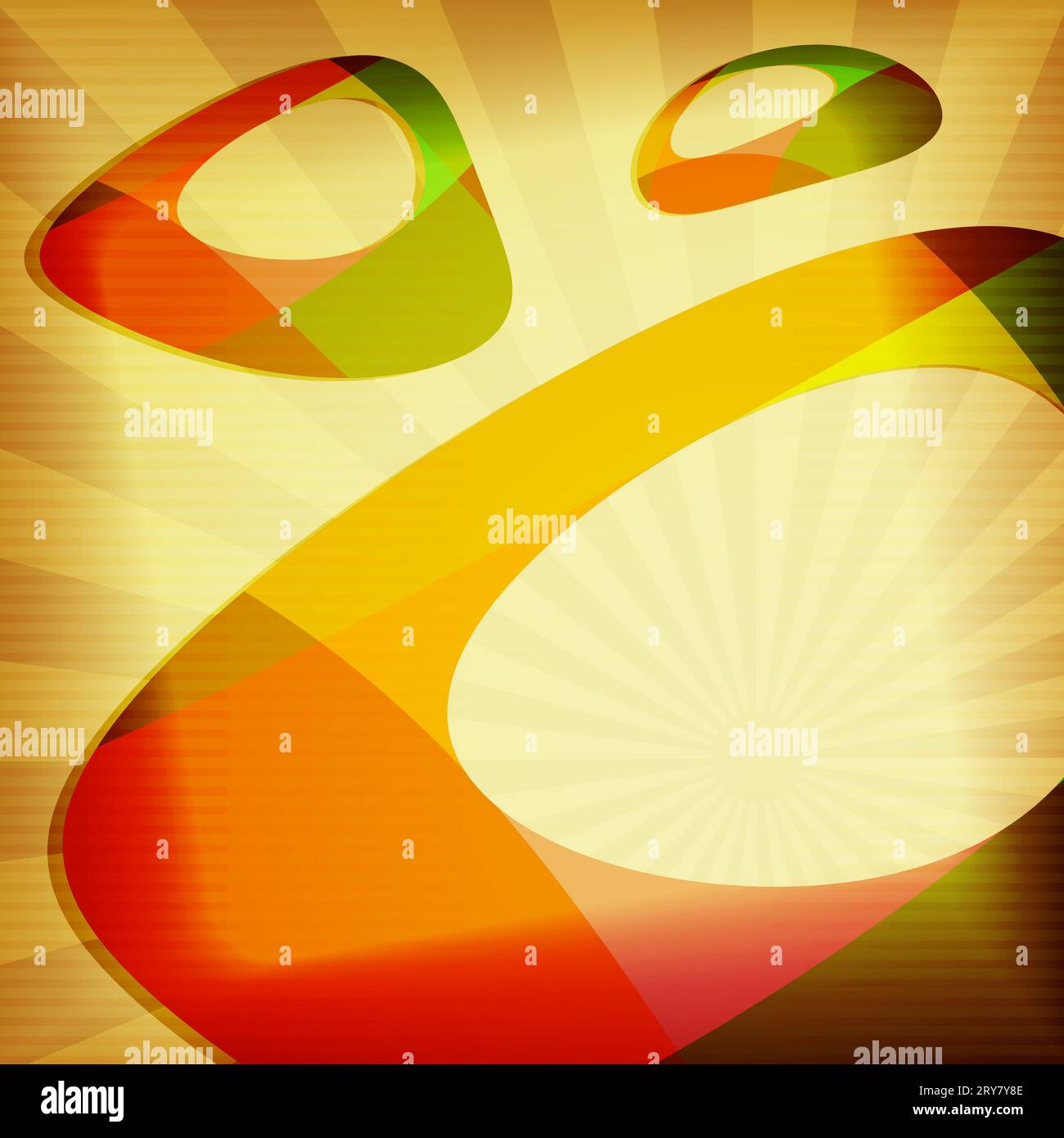 Graphic brown shapes hi-res stock photography and images - Alamy