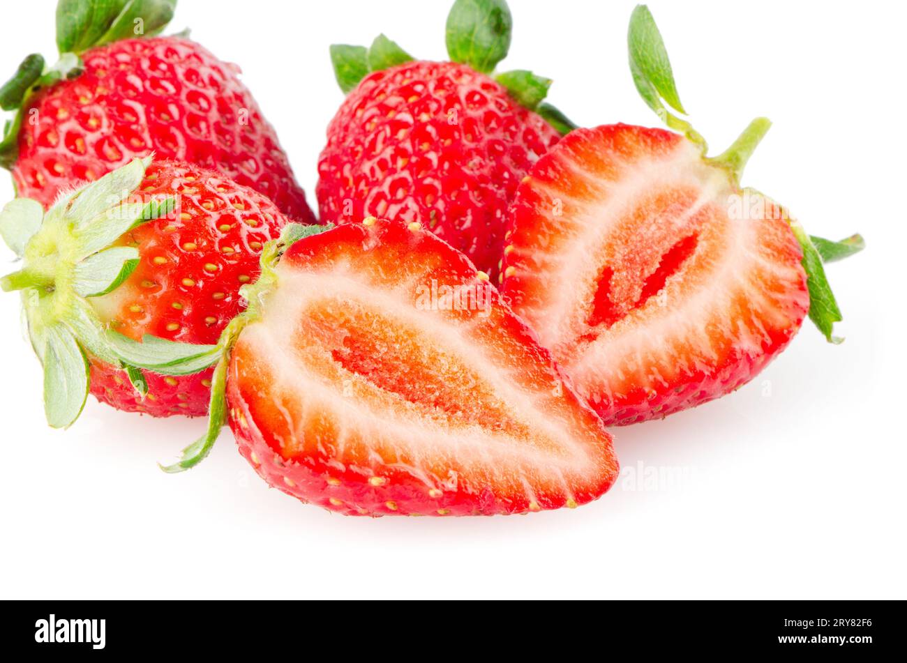 Appetizing strawberries Stock Photo