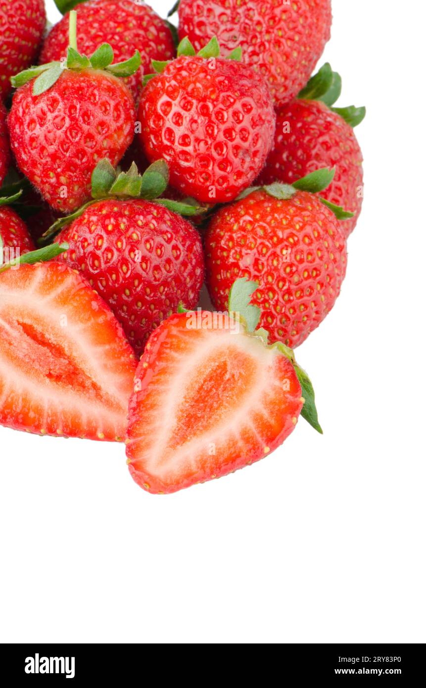 Appetizing strawberries Stock Photo