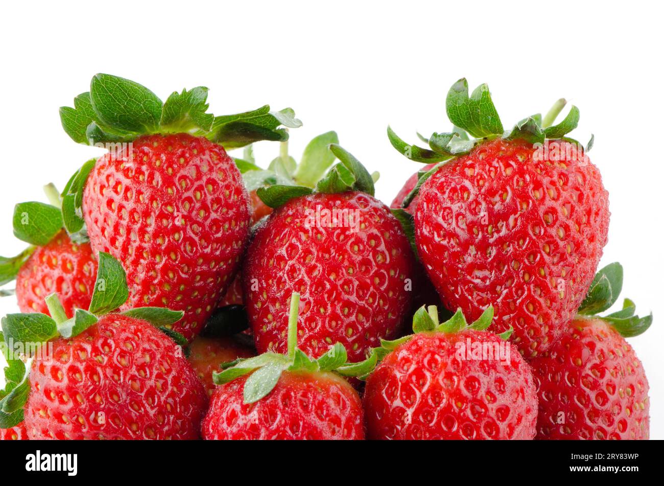 Appetizing strawberries Stock Photo