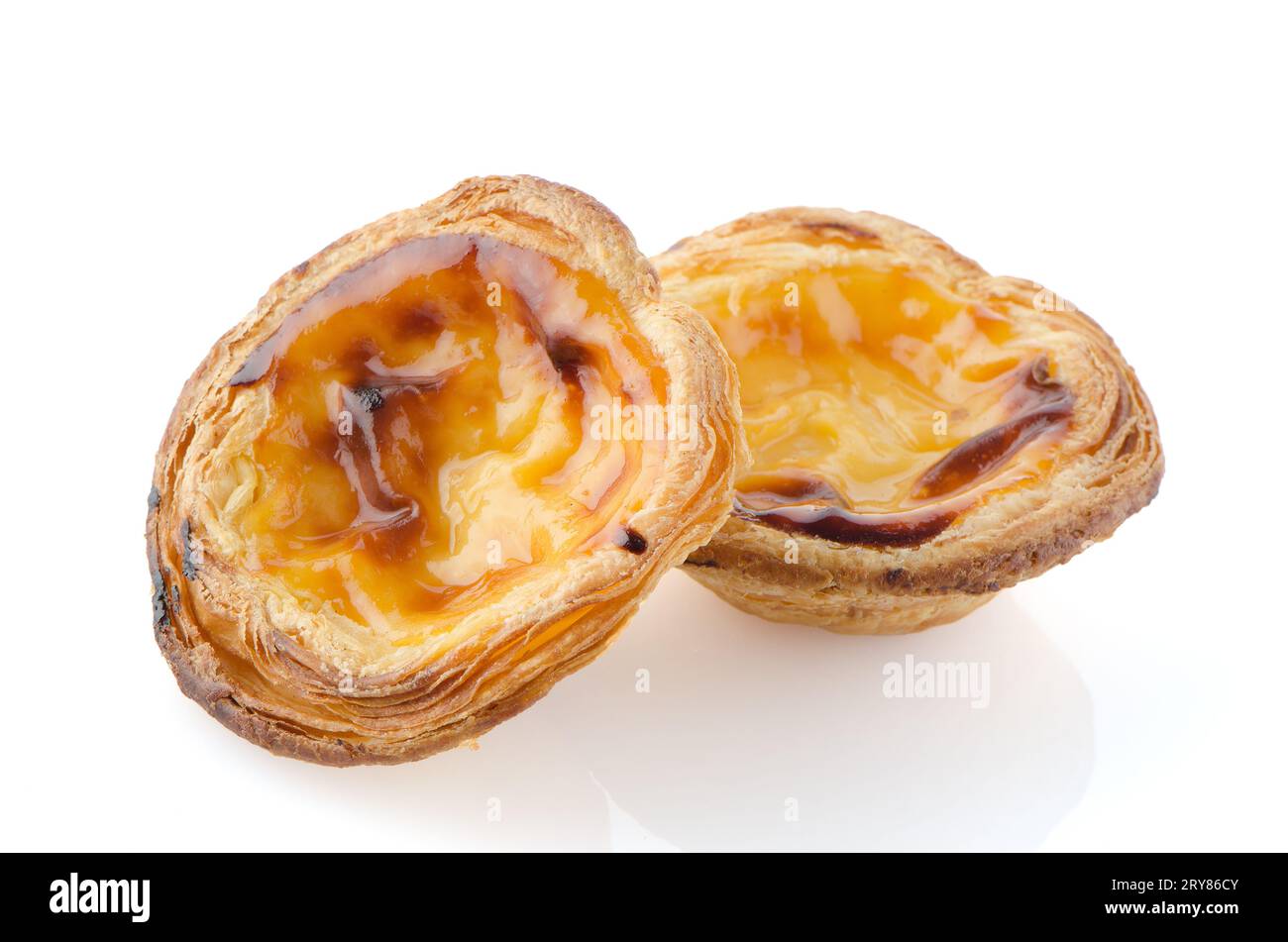 Pasteis de nata Stock Photo - Alamy