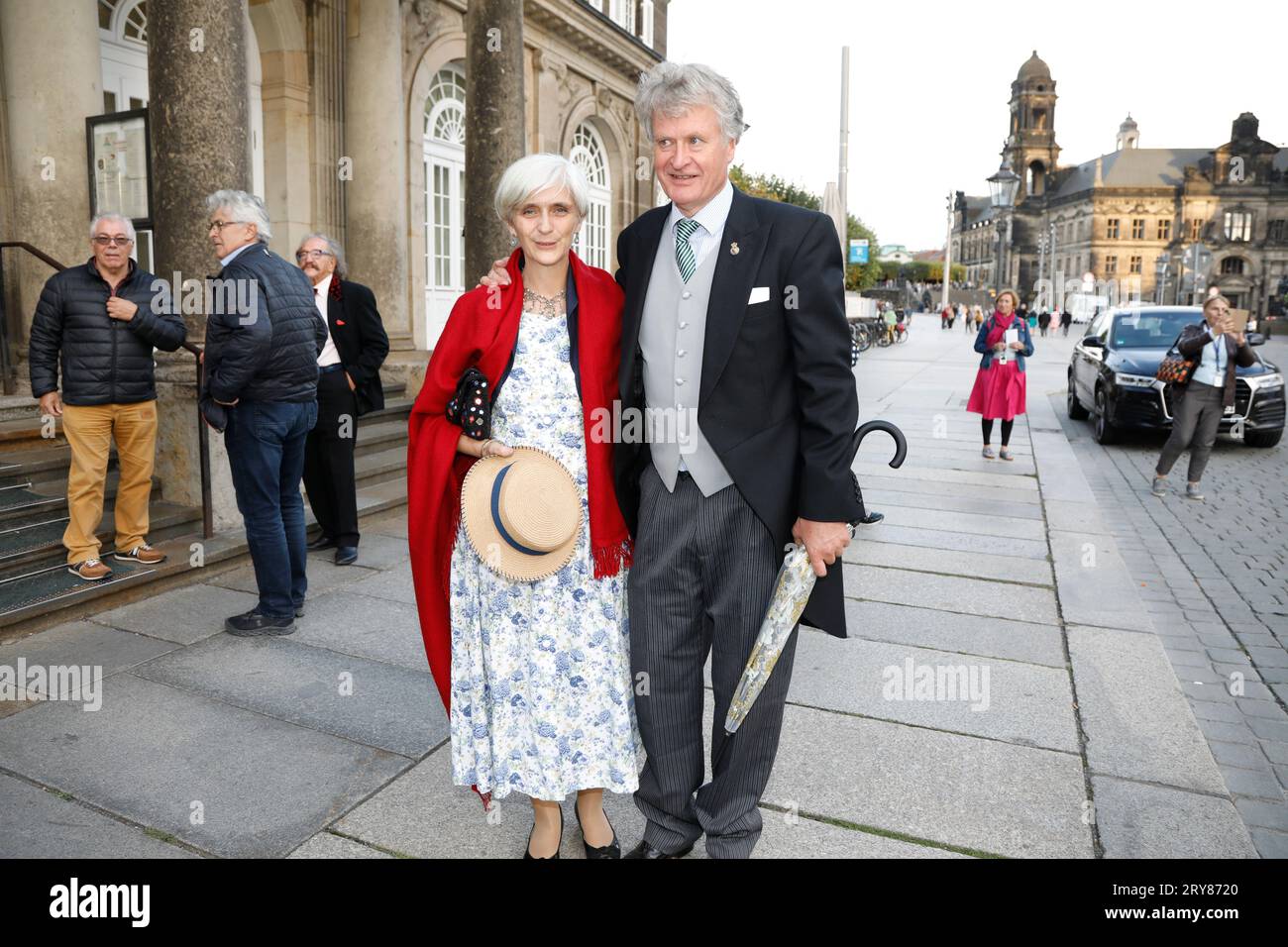 Hubertus von Below mit seiner Frau Dorothea beim Empfang anlässlich der