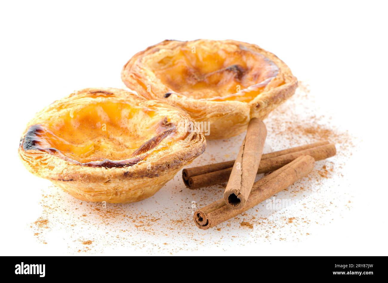 Pasteis de nata Stock Photo - Alamy