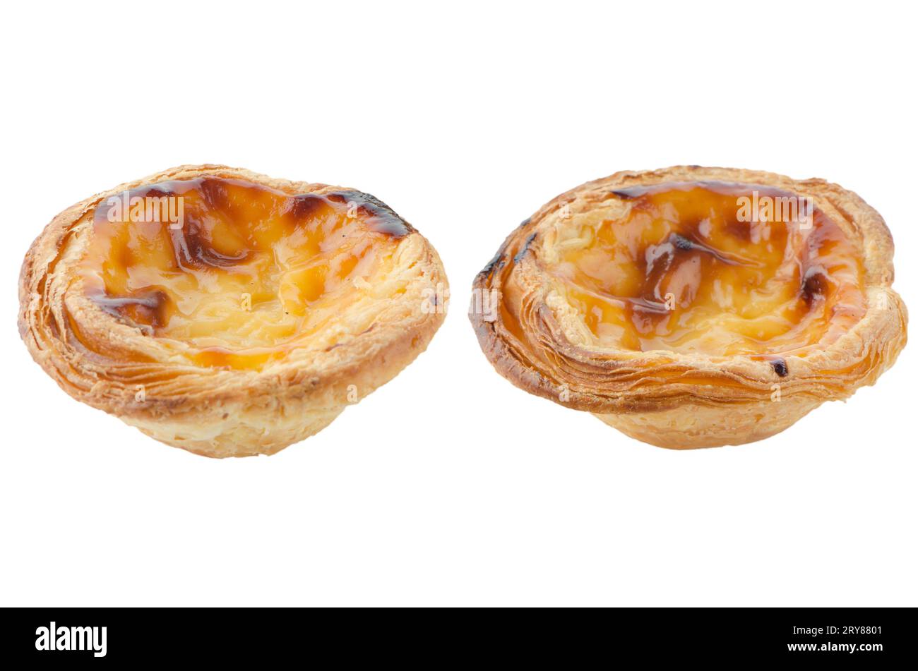 Pasteis de nata Stock Photo - Alamy