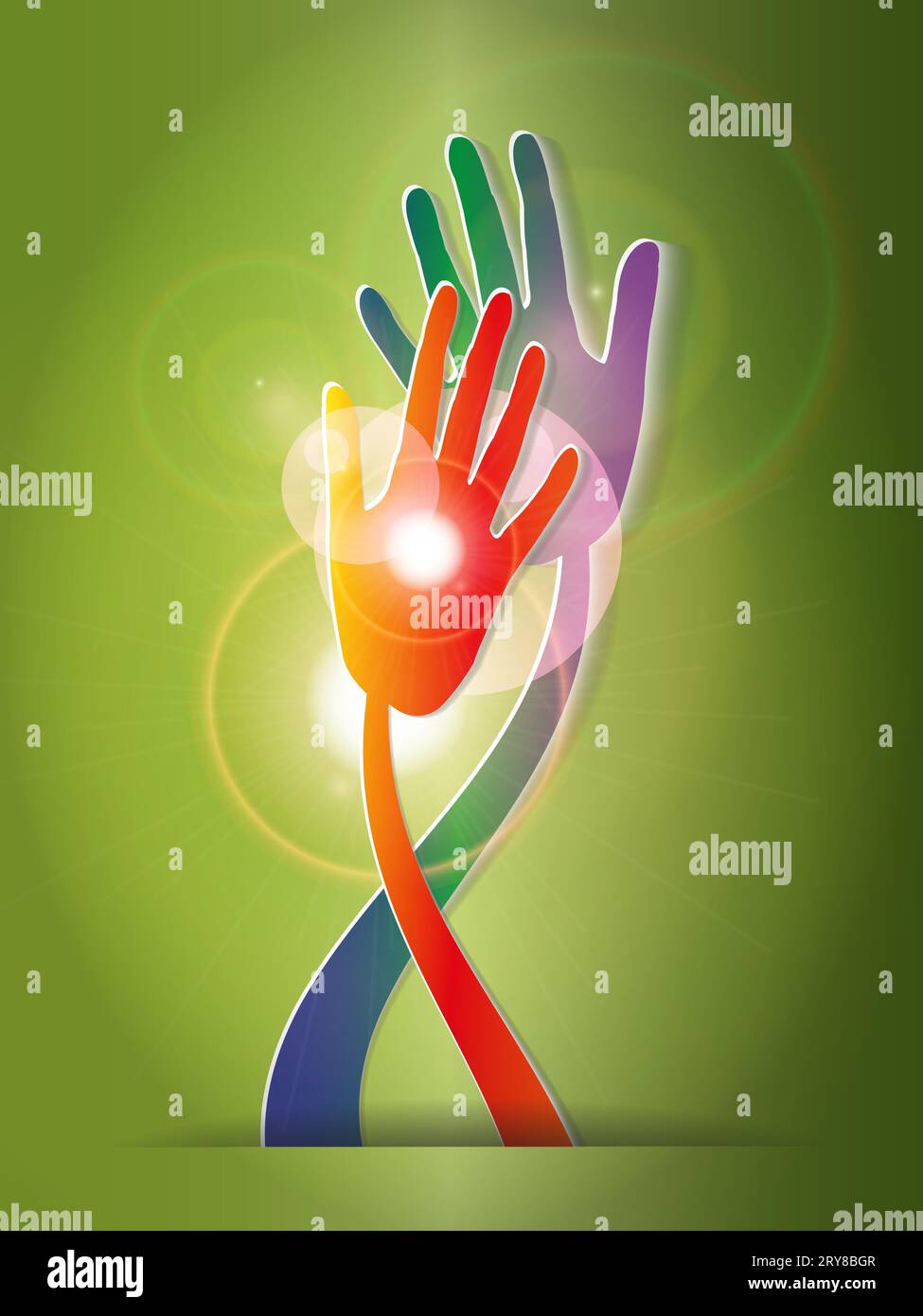Healing Hands Stock Photo