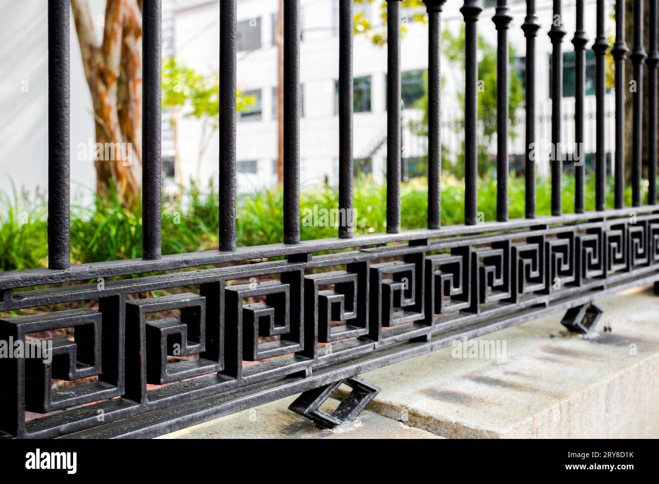 Concrete corridor with railing hi-res stock photography and images - Alamy