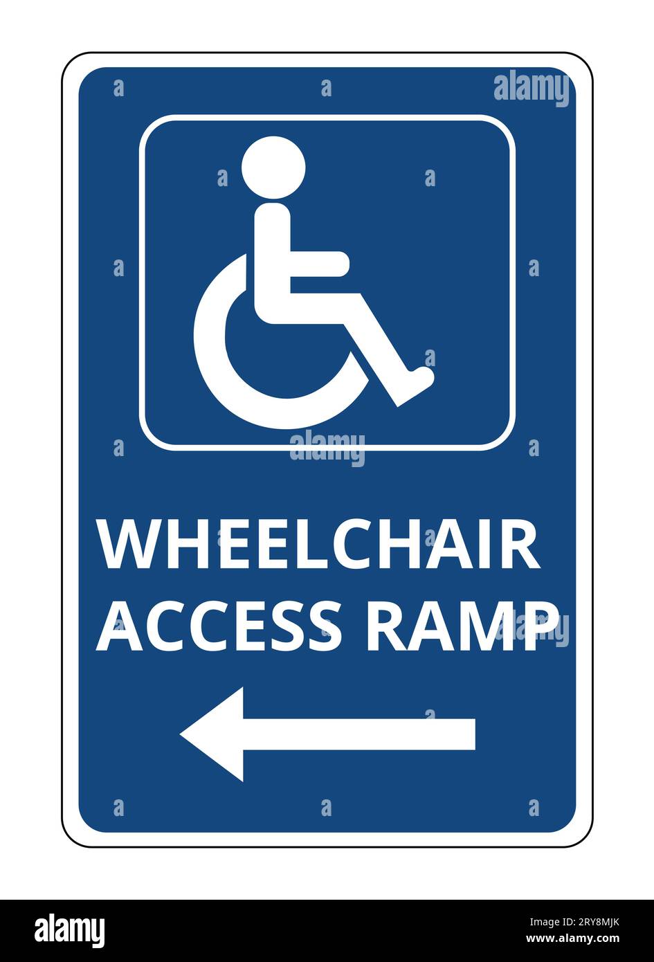 Wheelchair accessibility ramp Stock Vector Images Alamy