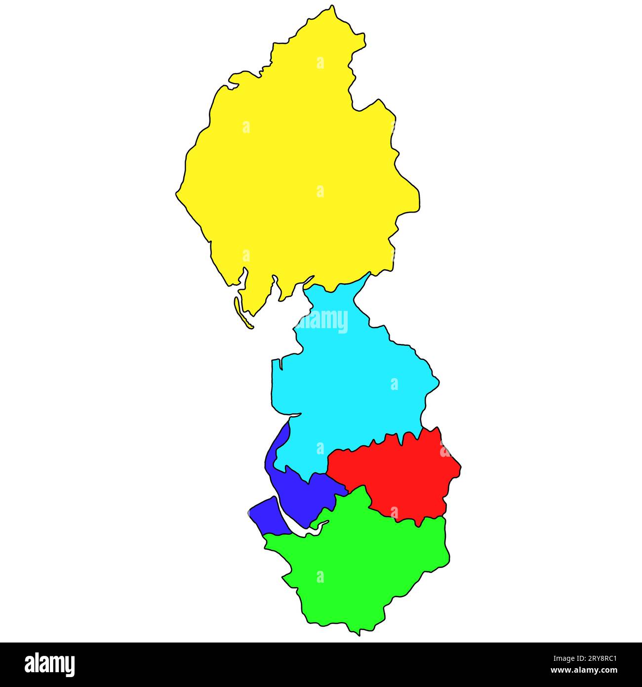 colour-map-of-north-west-england-is-a-region-of-england-with-borders