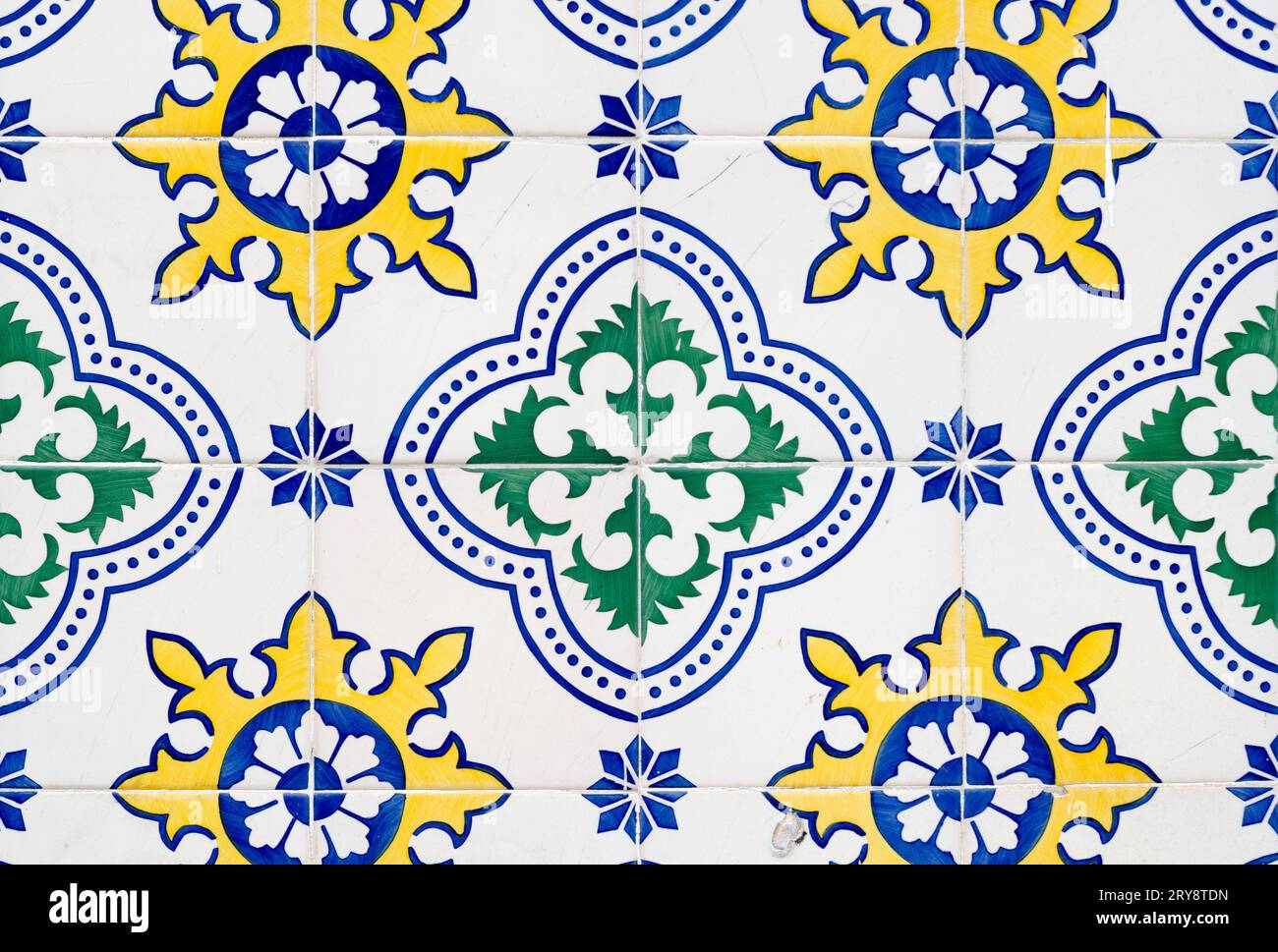 Old ceramic tiles Stock Photo Alamy