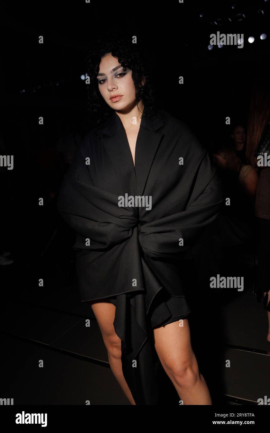Charli XCX attends the Coperni Spring/Summer 2024 womenswear fashion ...