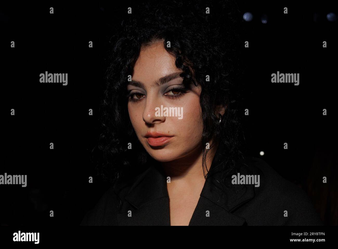 Charli XCX attends the Coperni Spring/Summer 2024 womenswear fashion ...